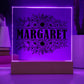 Margaret v2 - Square Acrylic Plaque