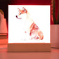 Dog Lover Collection (Watercolor) 02 - Square Acrylic Plaque