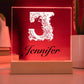 Jennifer 01 - Square Acrylic Plaque