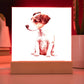 Dog Lover Collection (Watercolor) 10 - Square Acrylic Plaque
