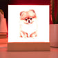 Dog Lover Collection (Watercolor) 11 - Square Acrylic Plaque