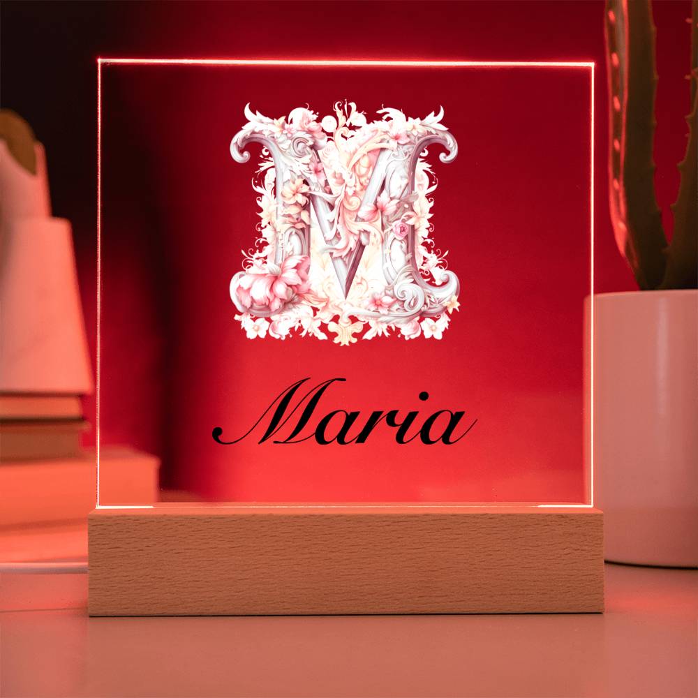 Maria 01 - Square Acrylic Plaque