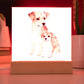 Dog Mom (Watercolor) 04 - Square Acrylic Plaque