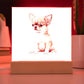 Dog Lover Collection (Watercolor) 05 - Square Acrylic Plaque
