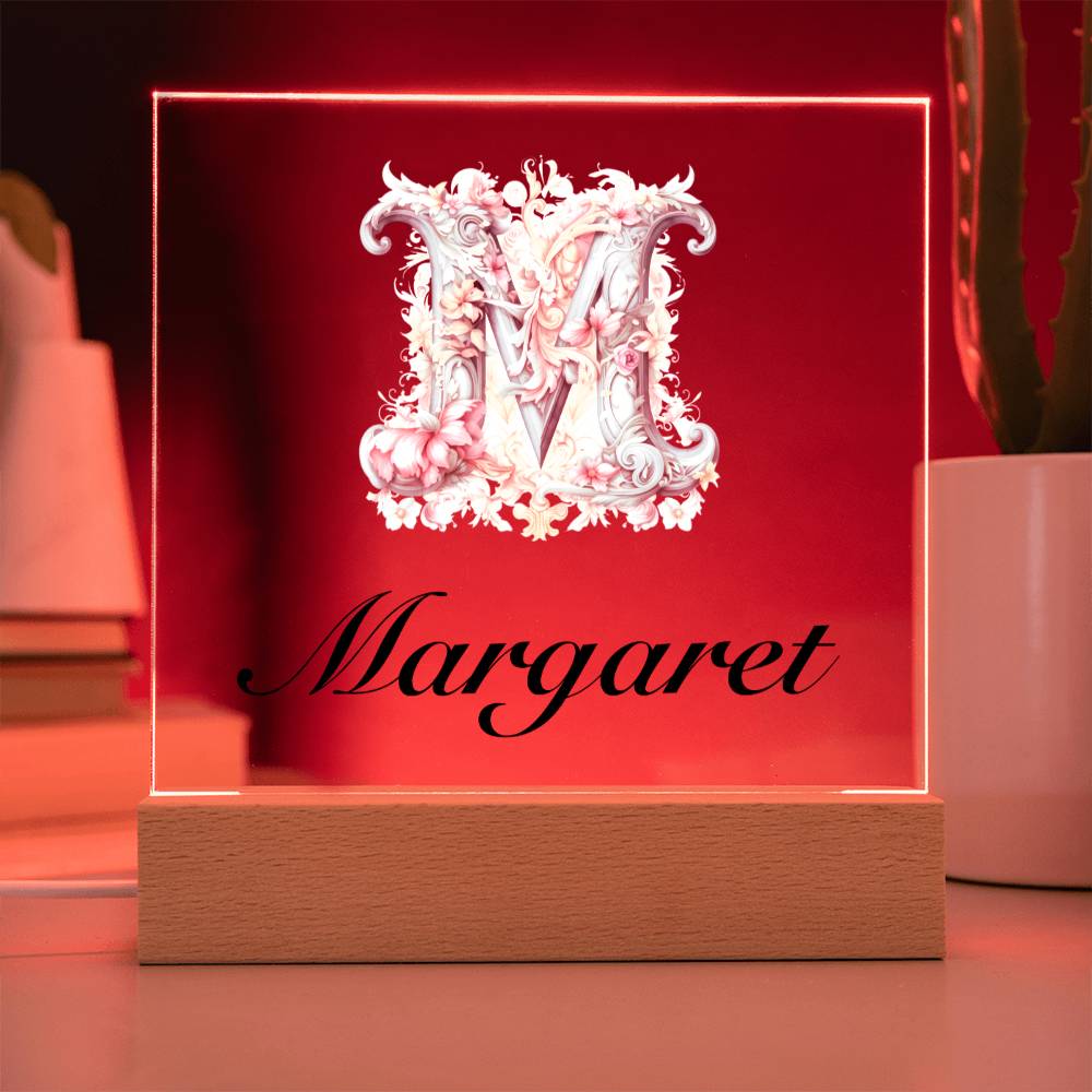 Margaret 01 - Square Acrylic Plaque