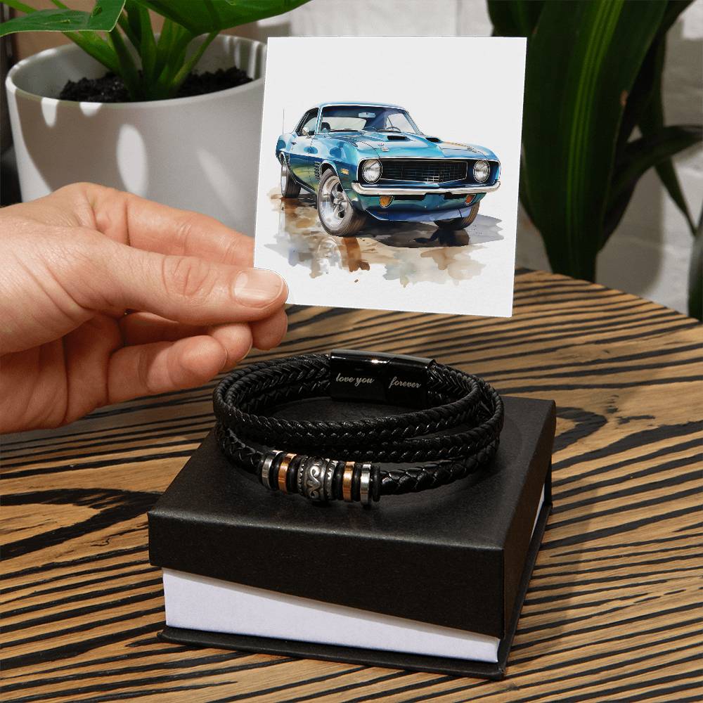 Muscle Car 12 - Men's "Love You Forever" Bracelet