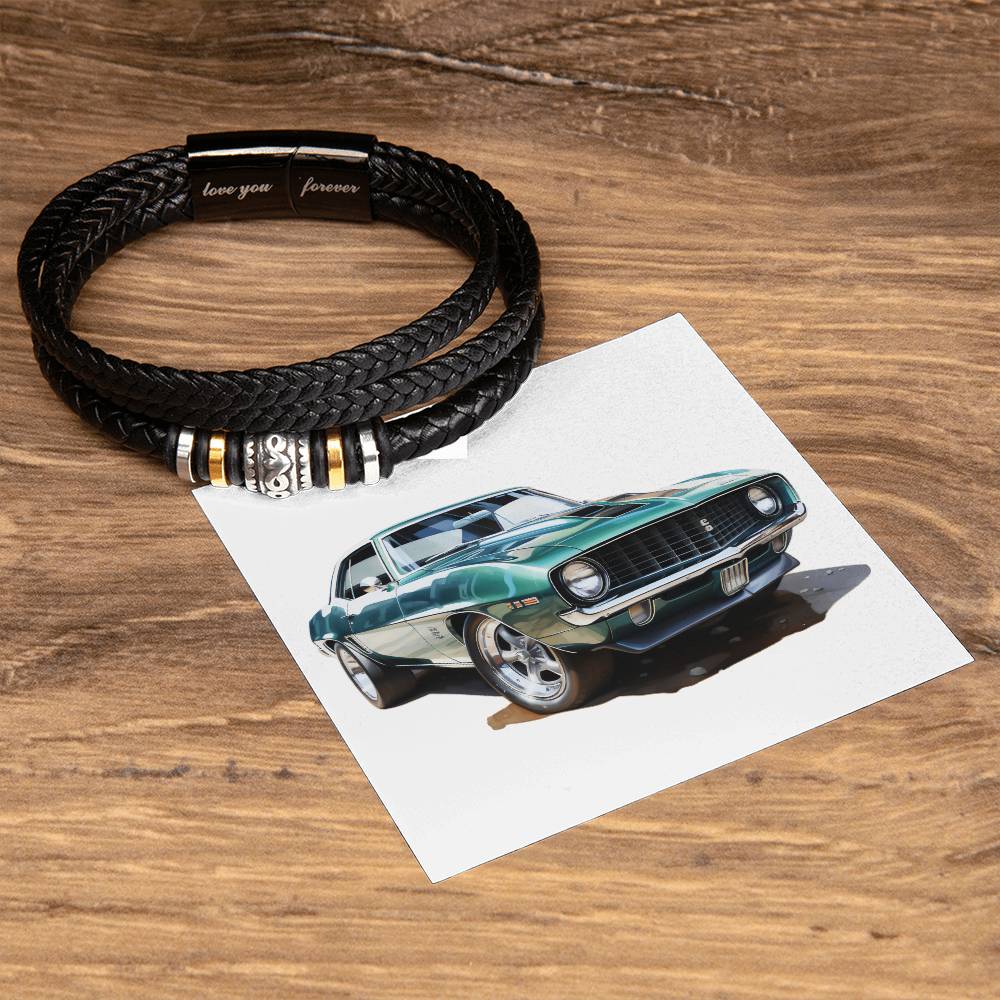 Muscle Car 09 - Men's "Love You Forever" Bracelet