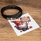 Happy Valentine's Day Gnomes 014 - Men's "Love You Forever" Bracelet