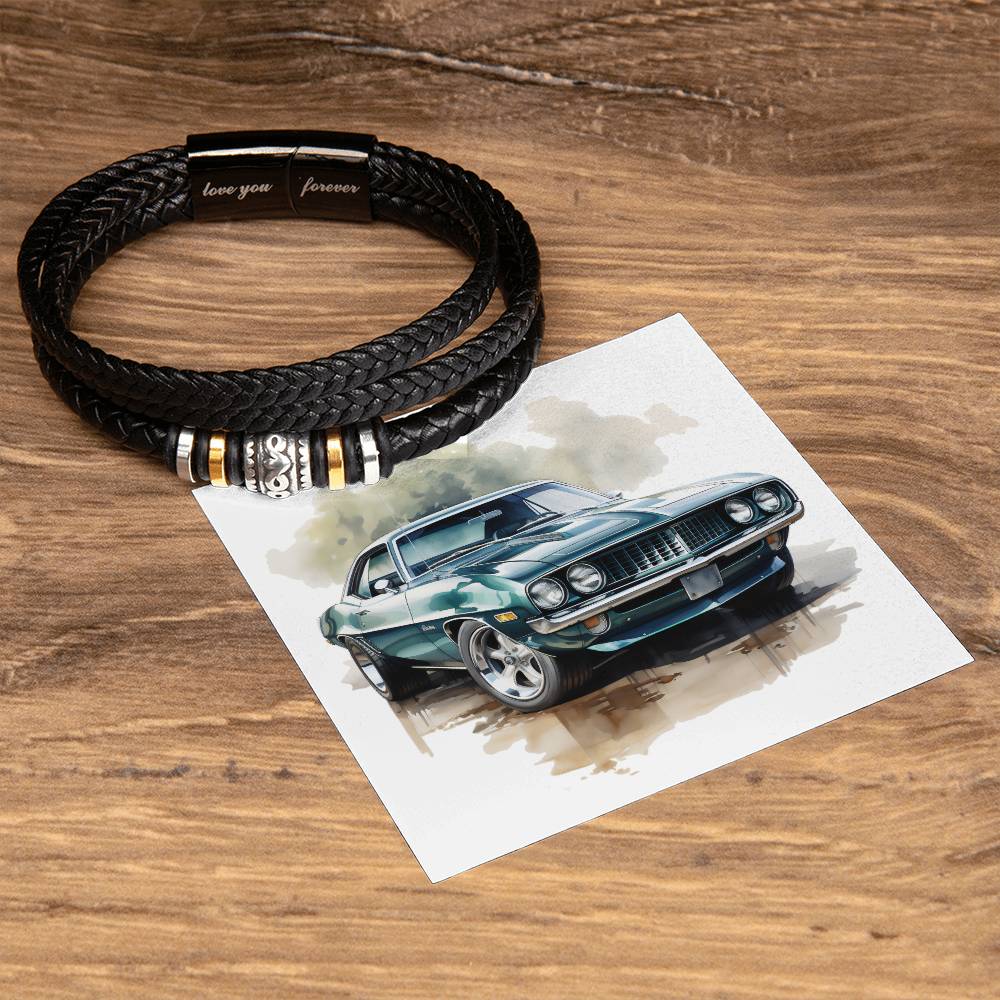 Muscle Car 13 - Men's "Love You Forever" Bracelet