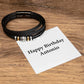 Happy Birthday Antonio - Men's "Love You Forever" Bracelet