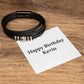 Happy Birthday Kevin - Men's "Love You Forever" Bracelet