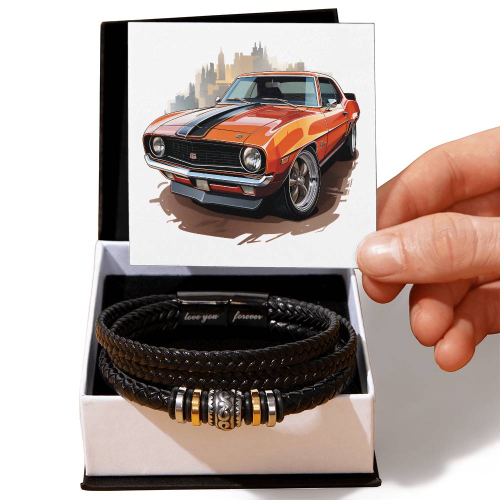 Muscle Car 08 - Men's "Love You Forever" Bracelet