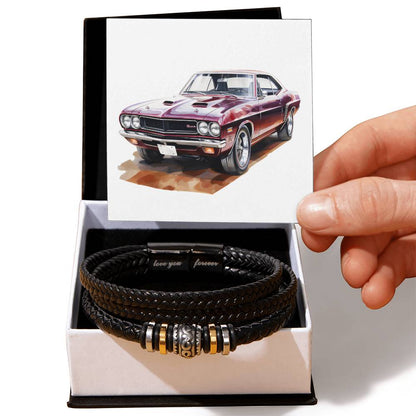 Muscle Car 10 - Men's "Love You Forever" Bracelet
