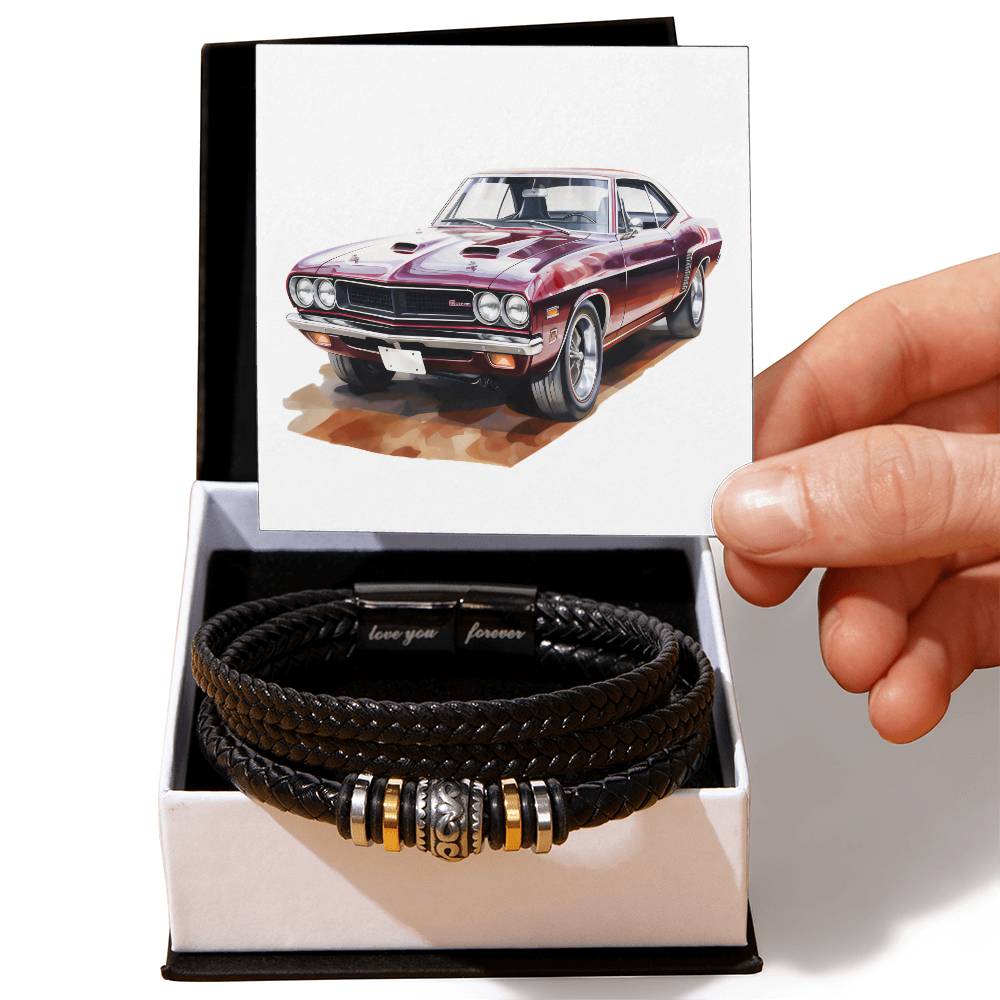 Muscle Car 10 - Men's "Love You Forever" Bracelet