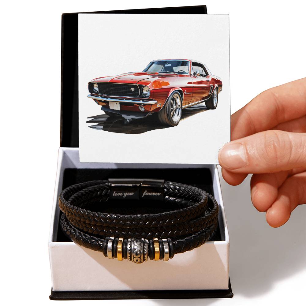 Muscle Car 01 - Men's "Love You Forever" Bracelet