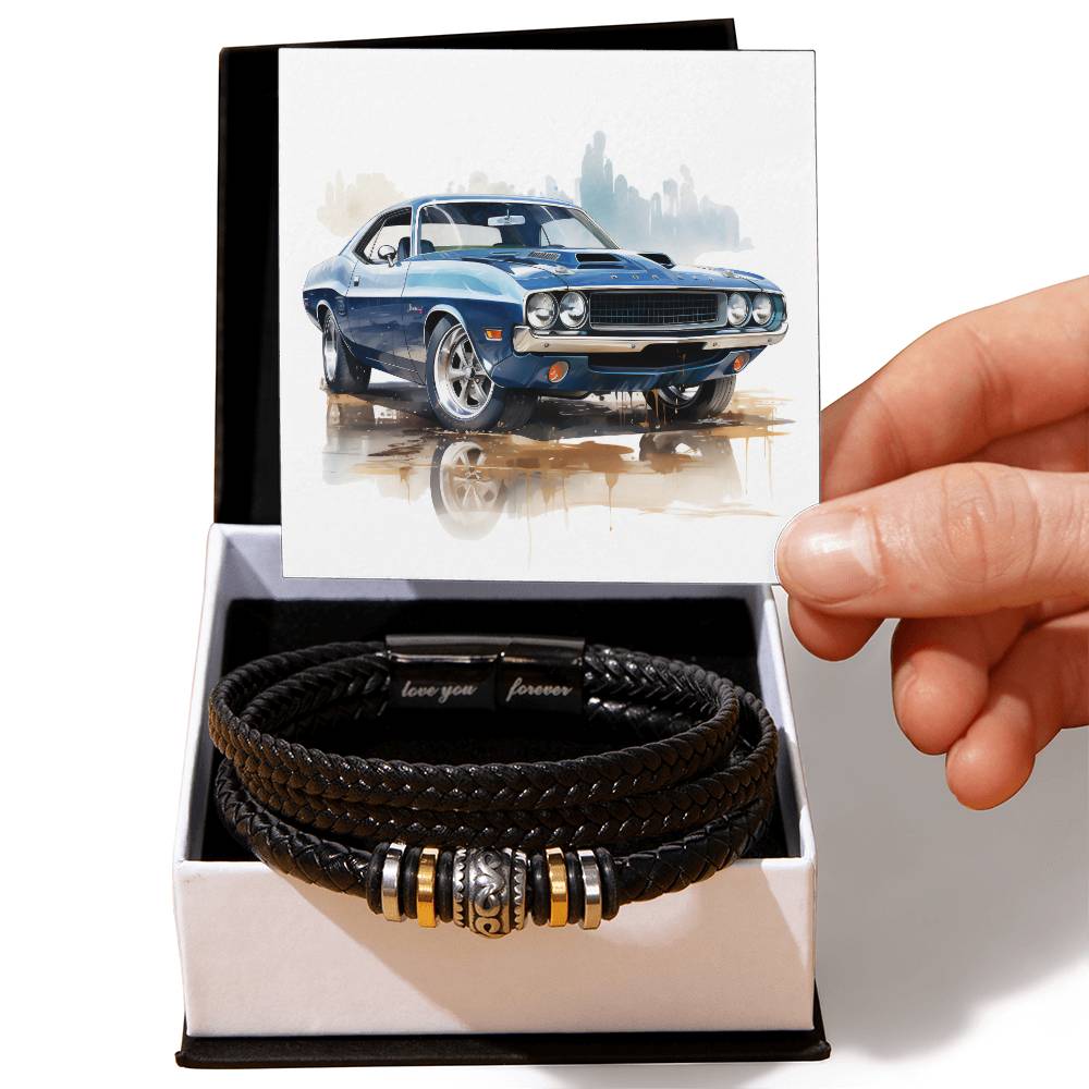 Muscle Car 02 - Men's "Love You Forever" Bracelet