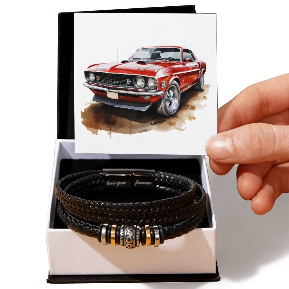 Muscle Car 07 - Men's "Love You Forever" Bracelet