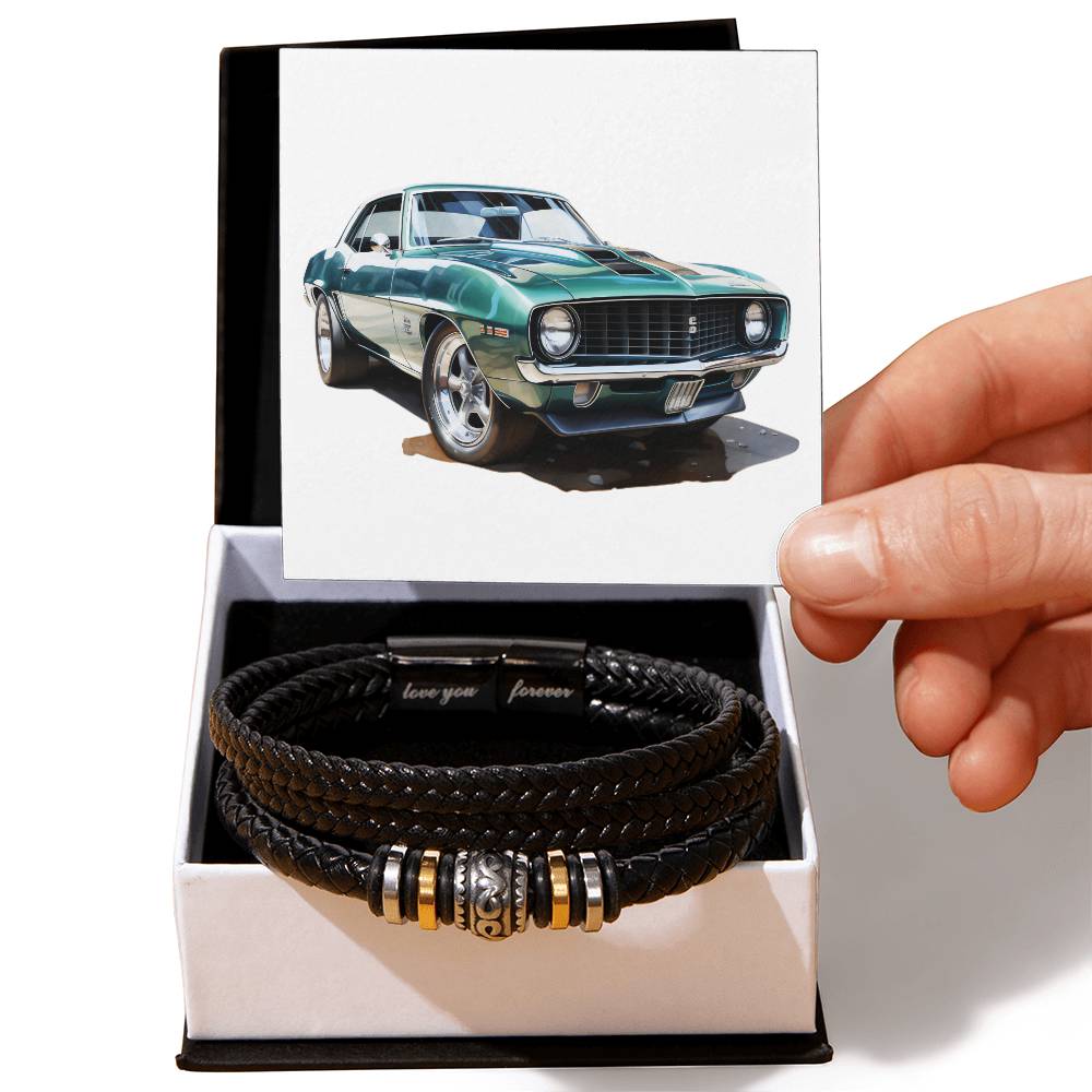 Muscle Car 09 - Men's "Love You Forever" Bracelet