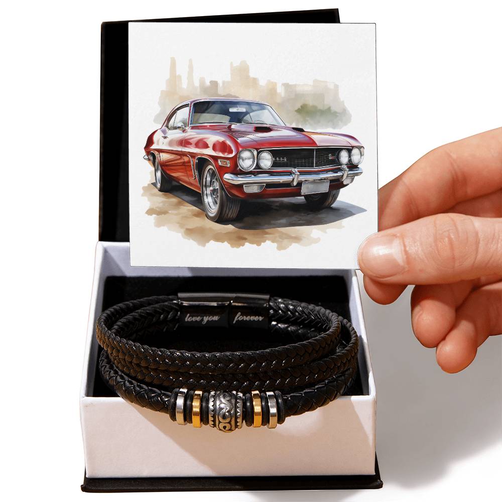 Muscle Car 06 - Men's "Love You Forever" Bracelet