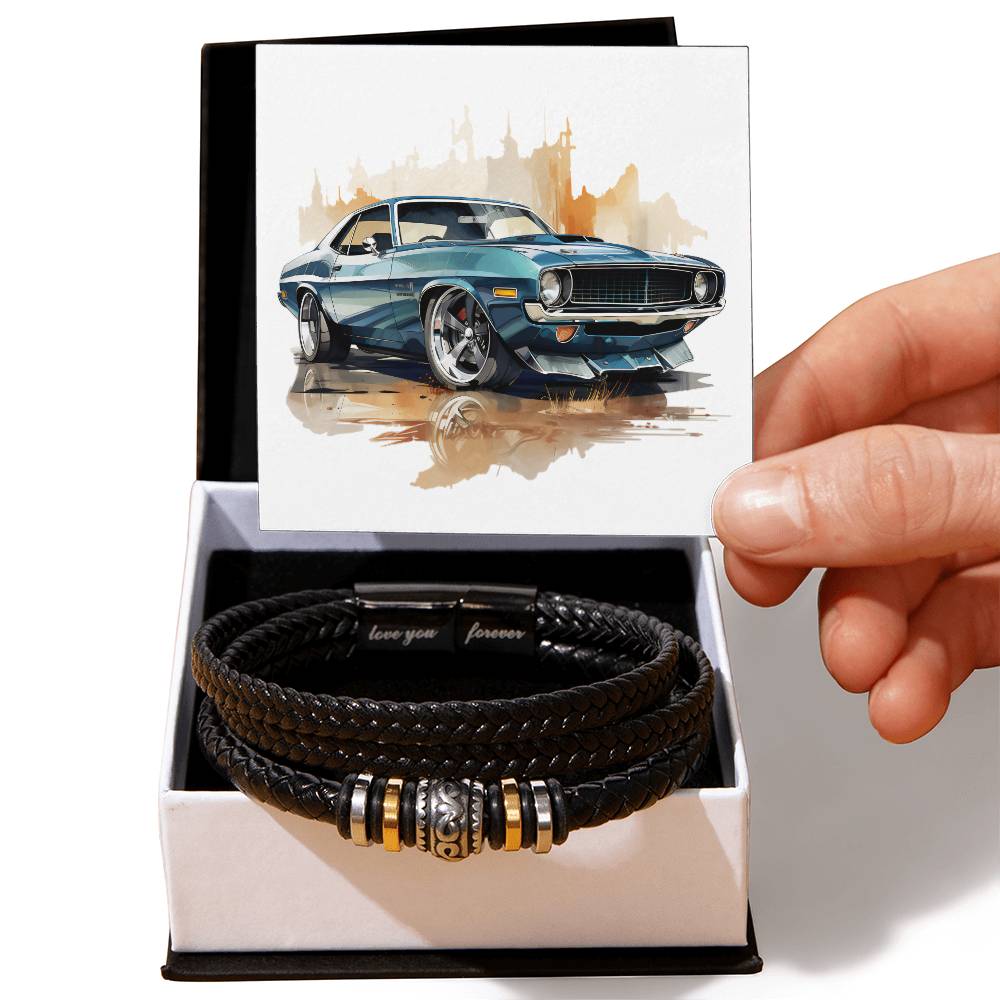 Muscle Car 03 - Men's "Love You Forever" Bracelet