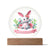 Happy Easter Bunny Sign 04 - Circle Acrylic Plaque