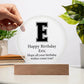 Happy Birthday Eric v02 - Circle Acrylic Plaque