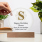 Happy Birthday Shane v01 - Circle Acrylic Plaque