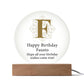 Happy Birthday Fausto v01 - Circle Acrylic Plaque