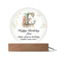 Happy Birthday Lori v01 - Circle Acrylic Plaque
