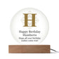 Happy Birthday Humberto v01 - Circle Acrylic Plaque