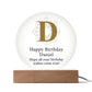 Happy Birthday Daniel v01 - Circle Acrylic Plaque