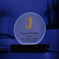Happy Birthday Jerry v01 - Circle Acrylic Plaque