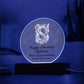 Happy Birthday Stephanie v01 - Circle Acrylic Plaque