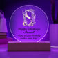 Happy Birthday Shantell v02 - Circle Acrylic Plaque