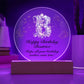 Happy Birthday Beatrice v01 - Circle Acrylic Plaque