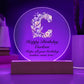 Happy Birthday Carleen v02 - Circle Acrylic Plaque