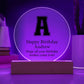 Happy Birthday Andrew v02 - Circle Acrylic Plaque