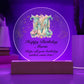 Happy Birthday Maria v01 - Circle Acrylic Plaque