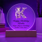 Happy Birthday Kaitlin v02 - Circle Acrylic Plaque