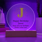 Happy Birthday Jason v01 - Circle Acrylic Plaque