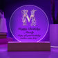 Happy Birthday Mandy v02 - Circle Acrylic Plaque