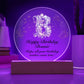 Happy Birthday Bonnie v01 - Circle Acrylic Plaque