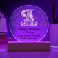 Happy Birthday Audrey v01 - Circle Acrylic Plaque