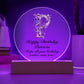 Happy Birthday Patricia v02 - Circle Acrylic Plaque