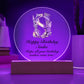 Happy Birthday Sasha v02 - Circle Acrylic Plaque