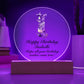 Happy Birthday Isabelle v02 - Circle Acrylic Plaque