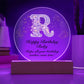 Happy Birthday Ruby v01 - Circle Acrylic Plaque