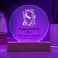 Happy Birthday Shari v02 - Circle Acrylic Plaque