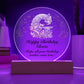 Happy Birthday Gloria v01 - Circle Acrylic Plaque