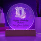 Happy Birthday Dolores v01 - Circle Acrylic Plaque